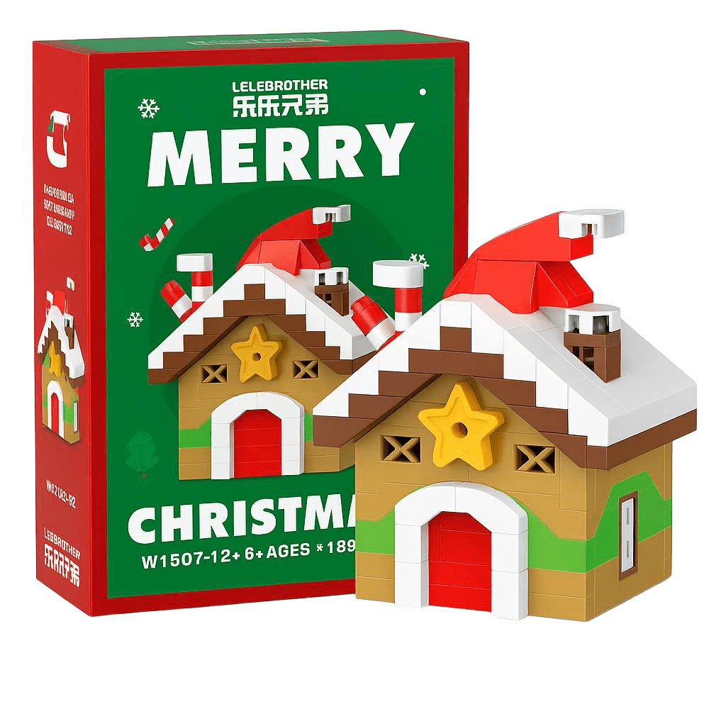 Christmas Micro-Brick Figures