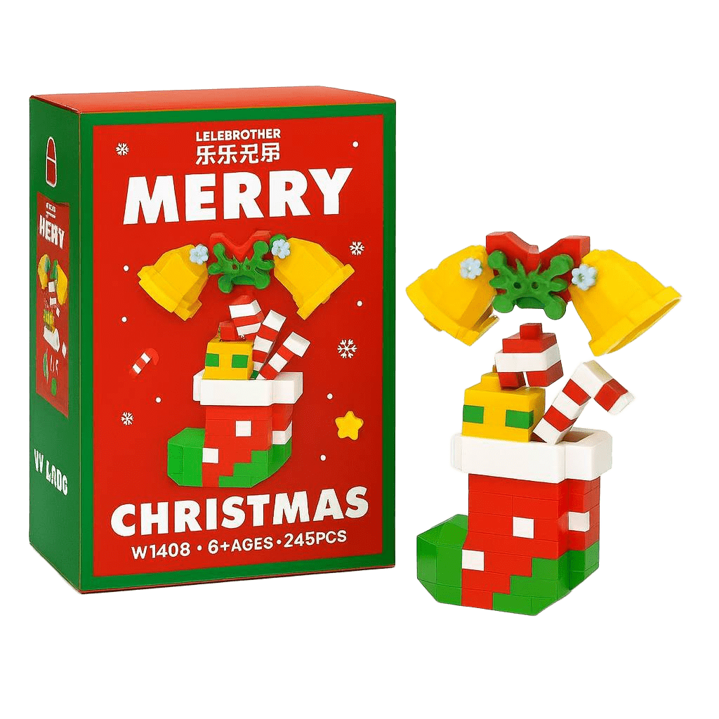 Christmas Micro-Brick Figures