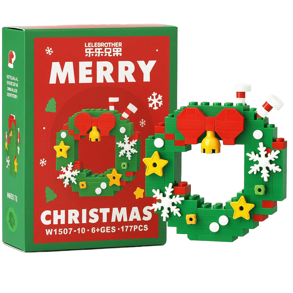 Christmas Micro-Brick Figures