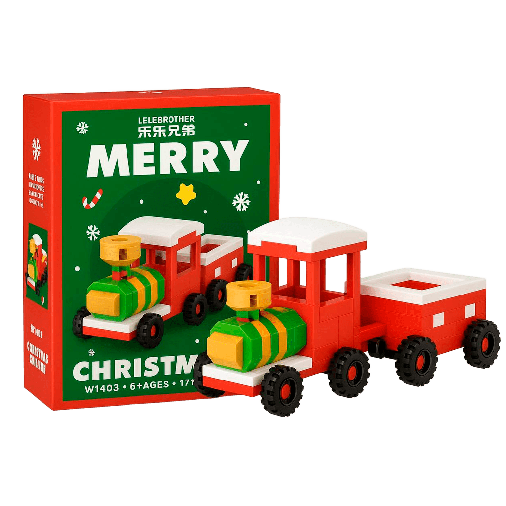 Christmas Micro-Brick Figures